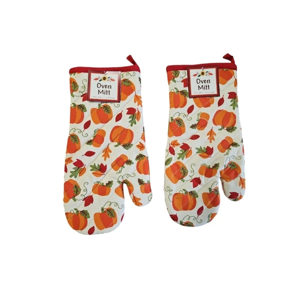 Kane Home Oven Mitt Thanksgiving Pumpkin